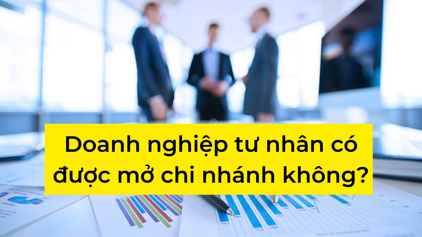 Doanh nghiệp tư nhân có được mở chi nhánh hay không?