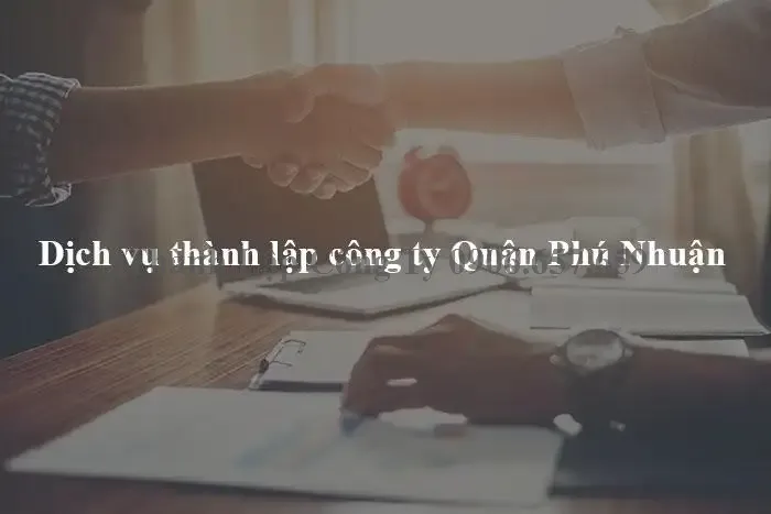 Thành lập công ty Quận Phú Nhuận