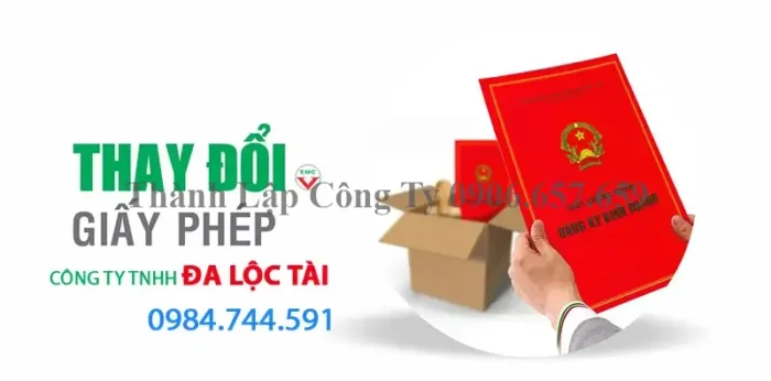 Thay đổi giấy phép kinh doanh giá rẻ tại TPHCM